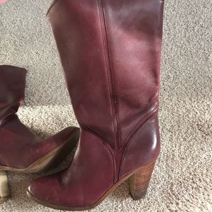 Vintage leather boots